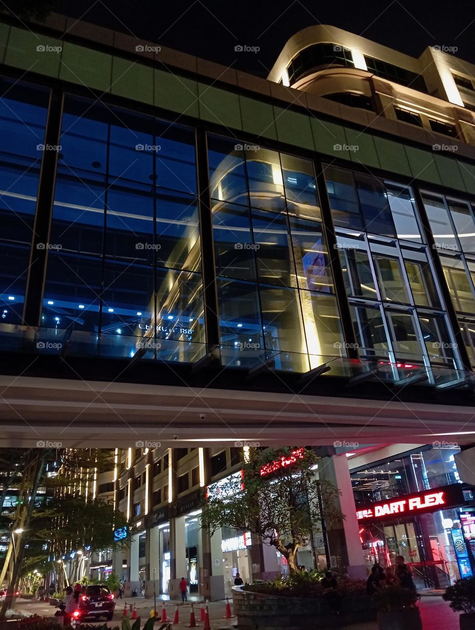 The see through pedestrian walkway