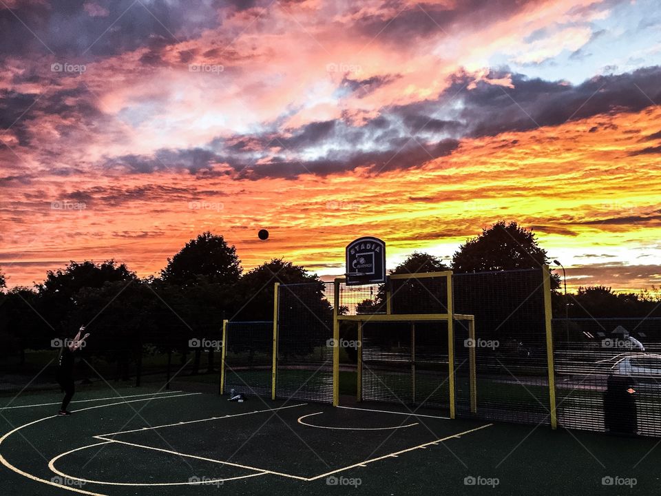 Sunset Basketball 🏀 