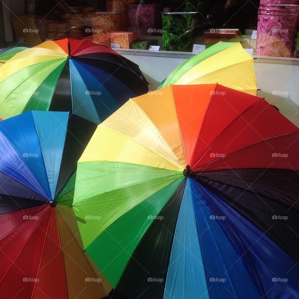 Pride umbrellas