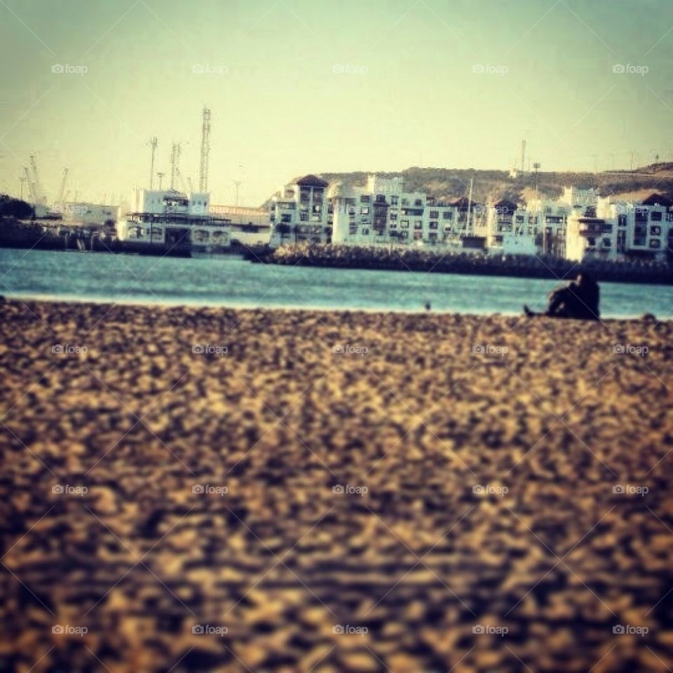 Deep thinking on the beach...