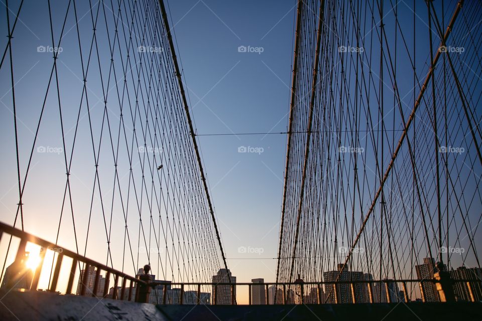 Brooklyn Bridge sunrise