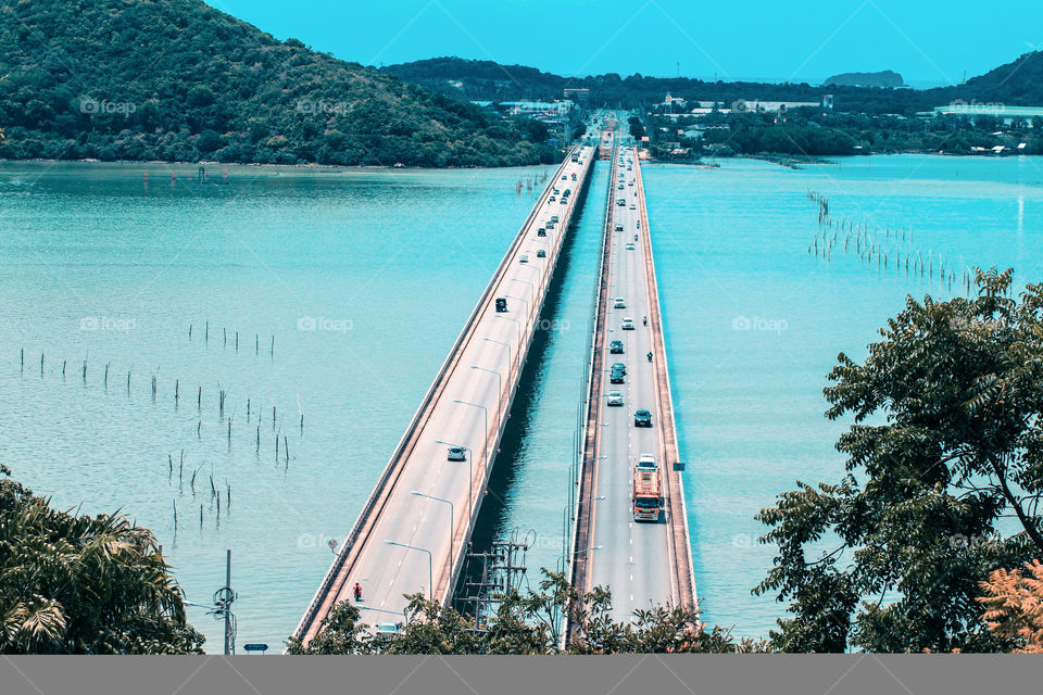 The longest bridge in south of thailand