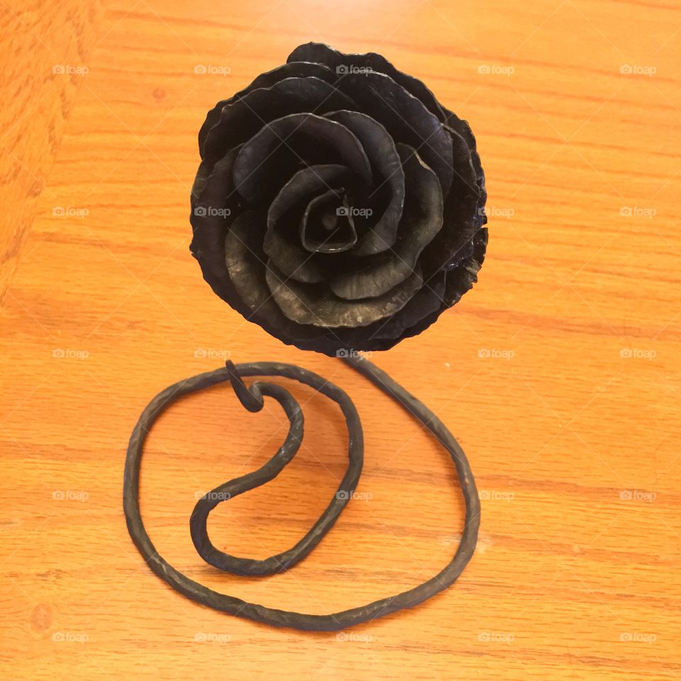 Metal rose 