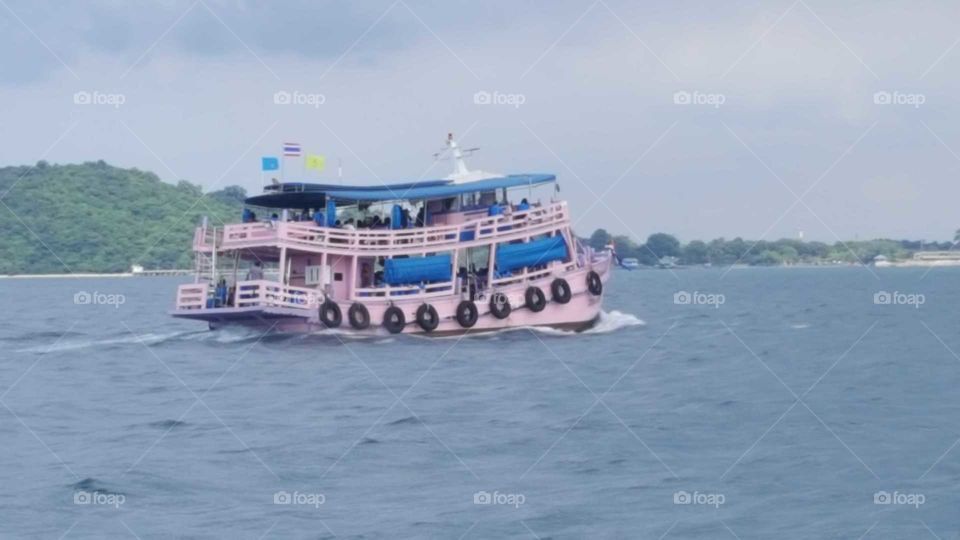 Thai ferry to Koh Samet Thailand