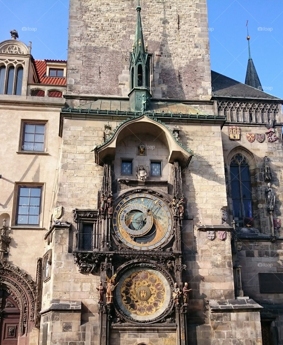 Prague - astronomical clock - Rathausuhr