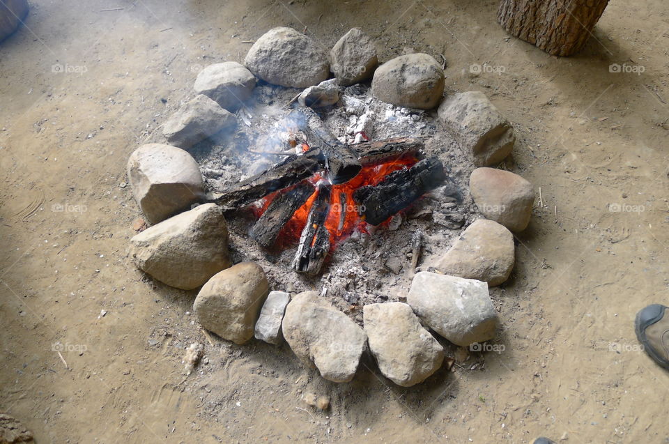 feuer Lagerfeuer Indianer steinzeit heiß warm gemütlich schön wohlig romantisch
