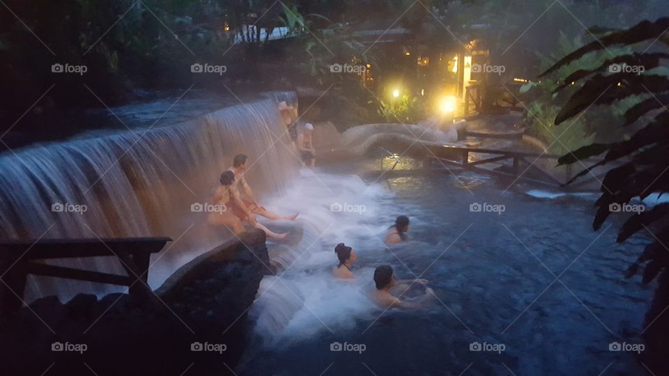 Tabacón Hot Springs, Costa Rica.