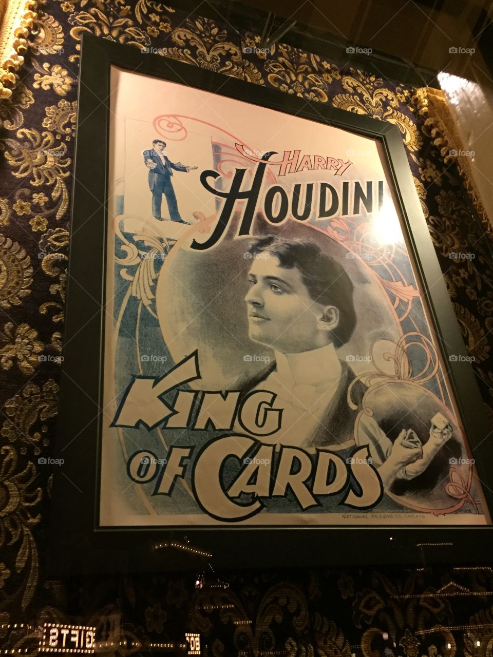 Carnival Style Disneyland Main Street. 2019.  Harry Houdini, Illusionist. 