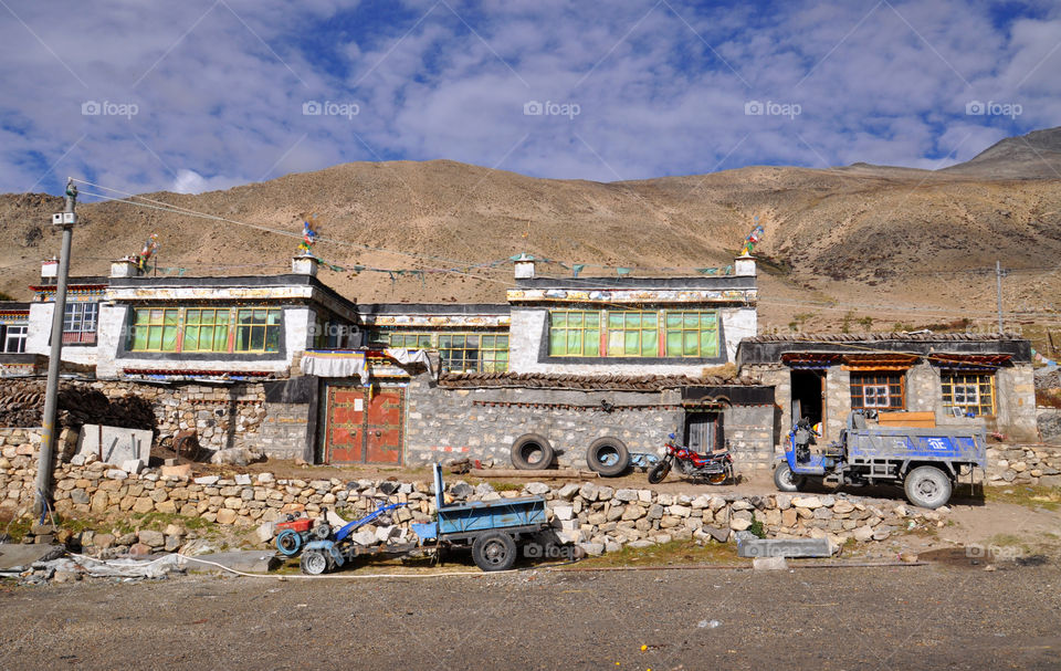 Tibetan village 