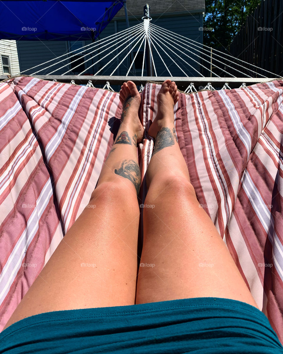 Sunbathing, energize my soul. 