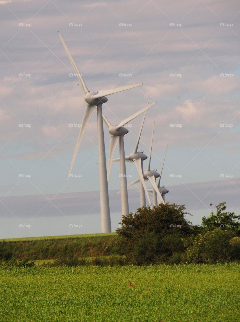 wind turbines