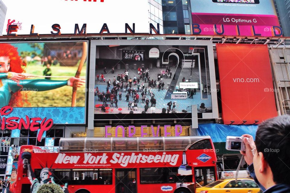 Tourists in NYC 