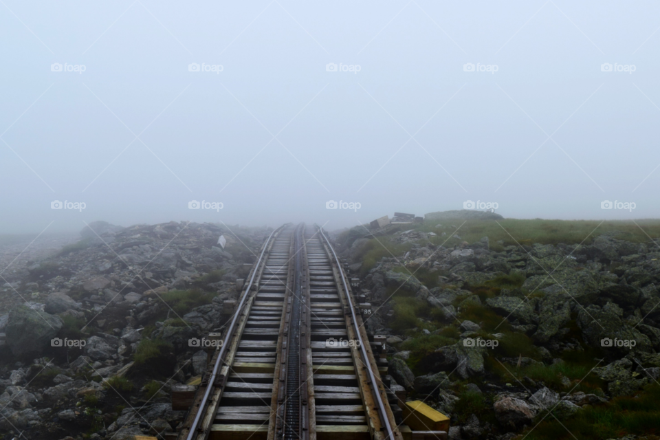 Railway bridge against sky