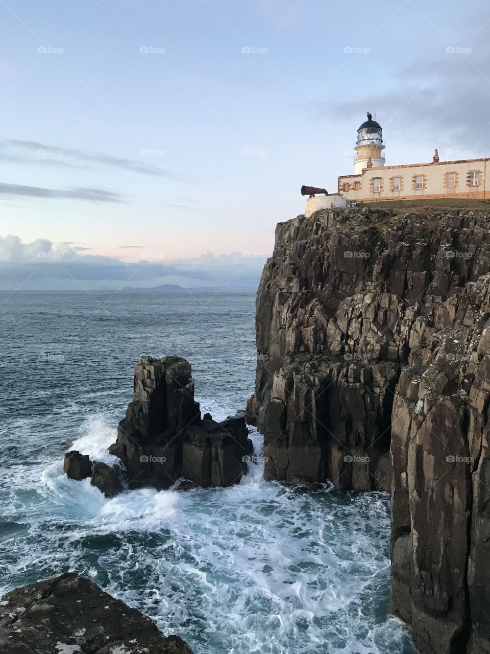 Serene view of Scottish Lighthouse