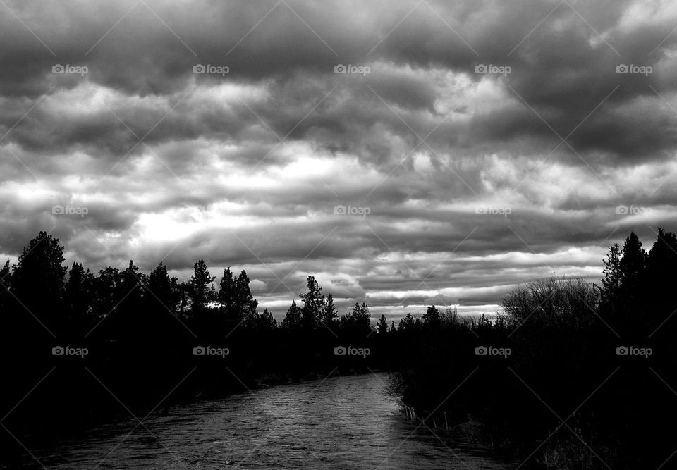 Cloudy River