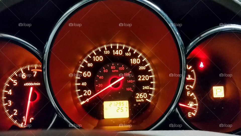 Dashboard Speedometer Odometer