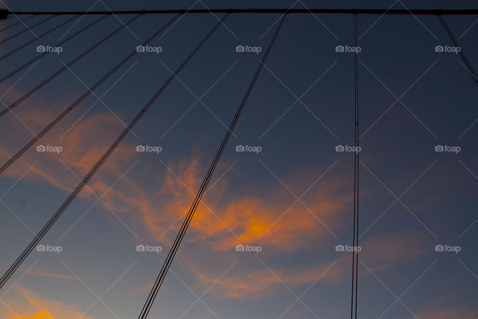 THE SUNSET AT THE GOLDEN GATE BRIDGE SAN FRANCISCO CALIFORNIA USA