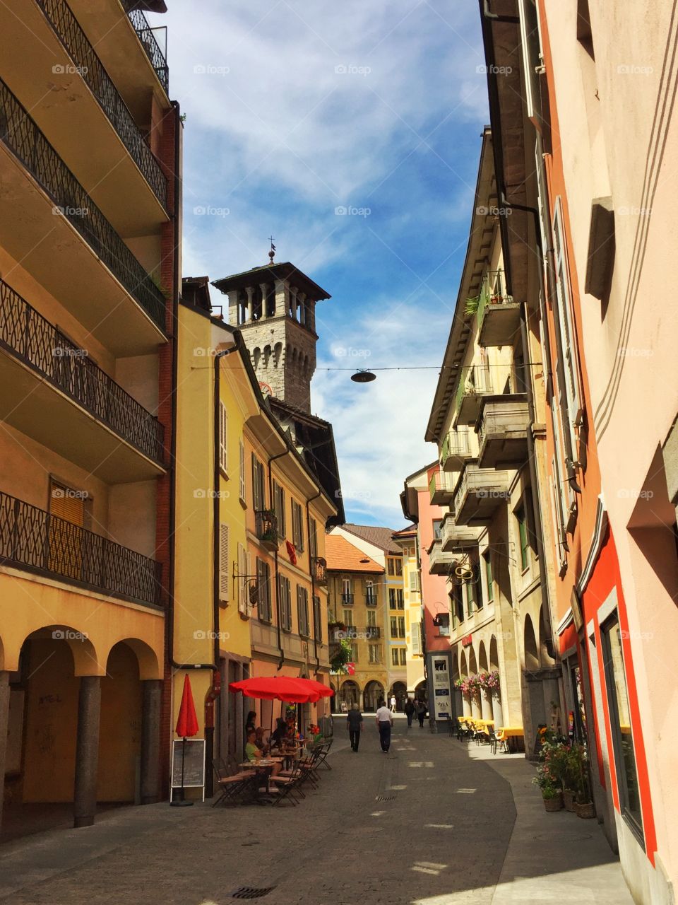 Via Camminata in Bellinzona, Switzerland 