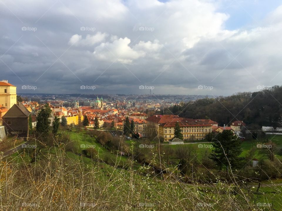 Prague in winter 