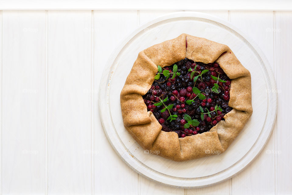 Berry galette