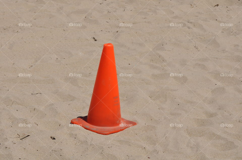 Orange cone