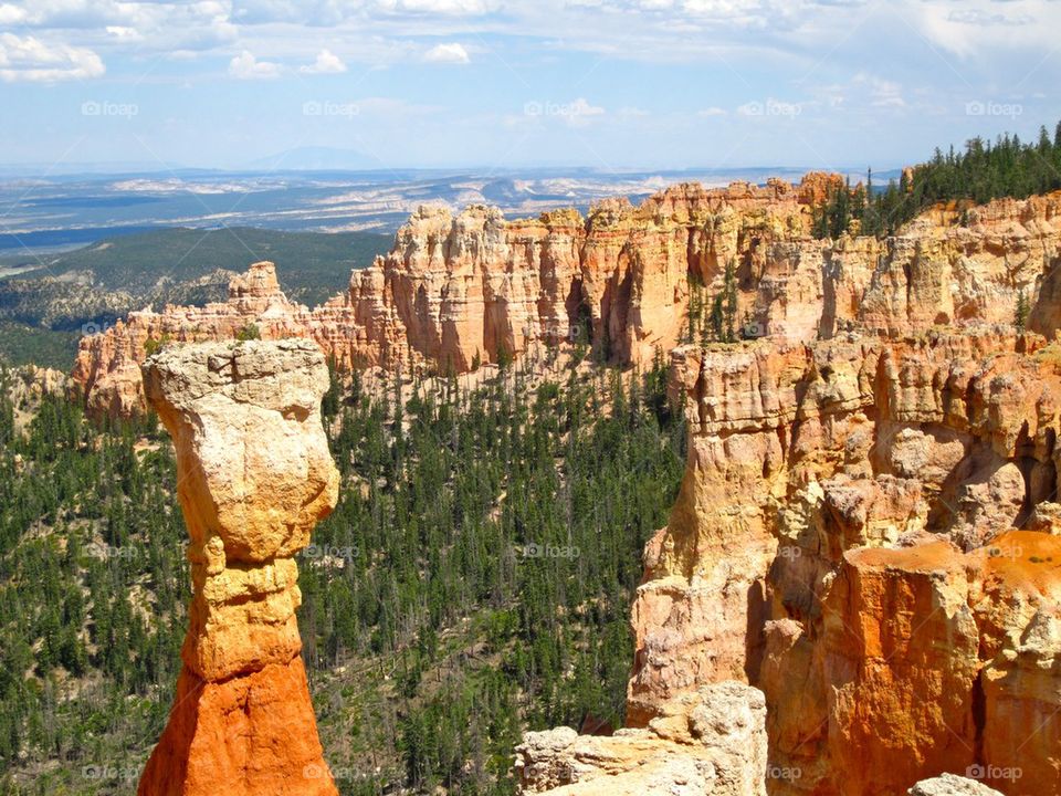 View of bryce canyon