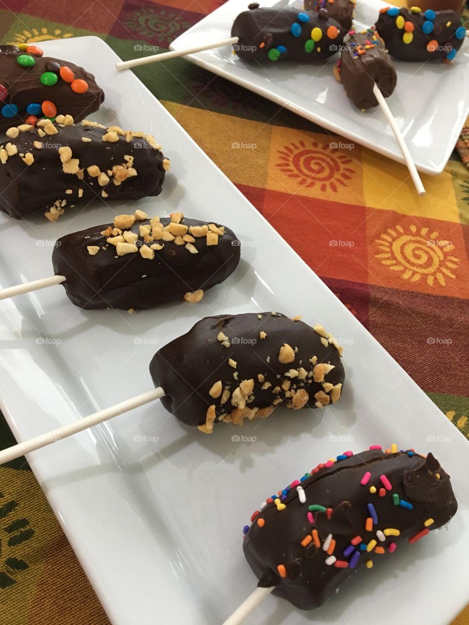 Frozen Chocolate Covered Bananas