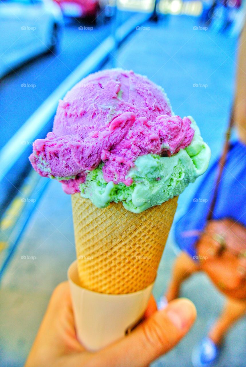 rainbow ice-cream