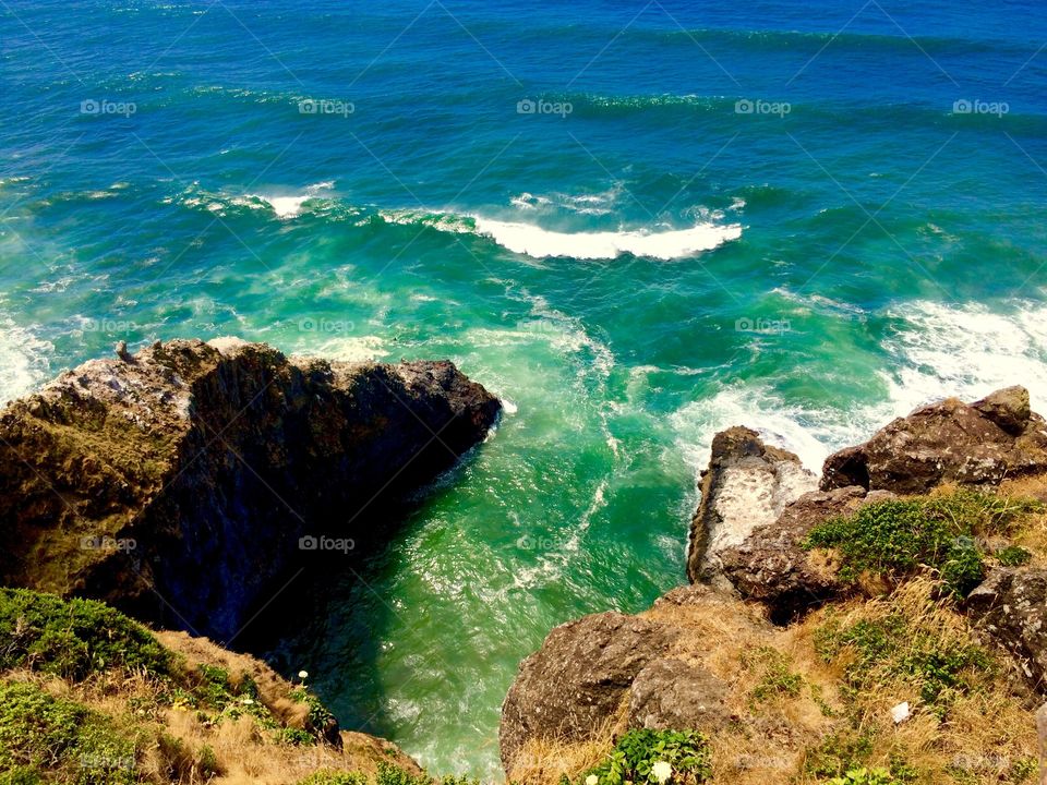 Scenic view of oregon coast