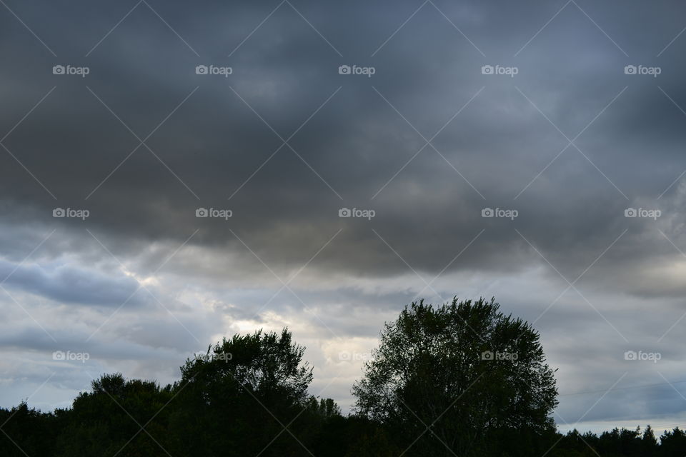 interestingly looking sky