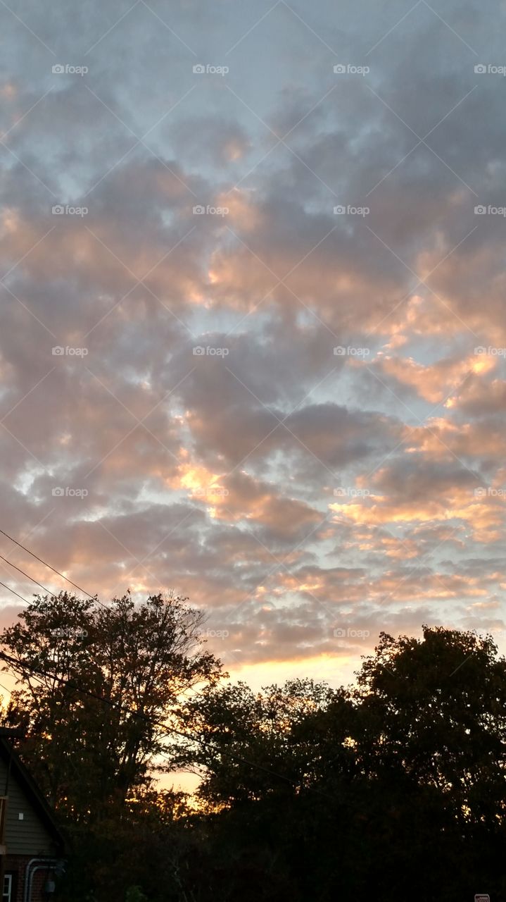 Landscape, Sunset, Sun, No Person, Weather