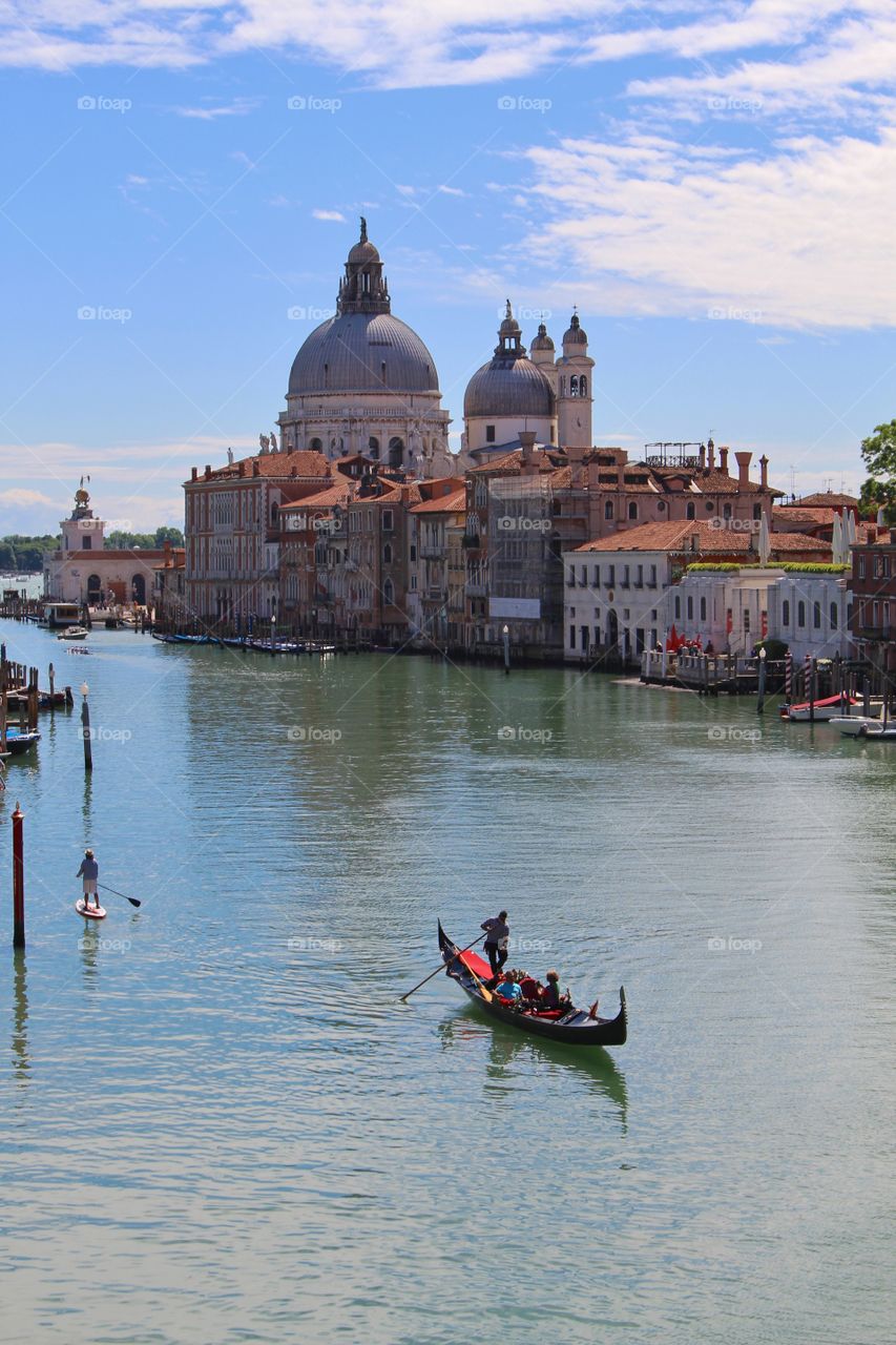 Gondola on the grand canal