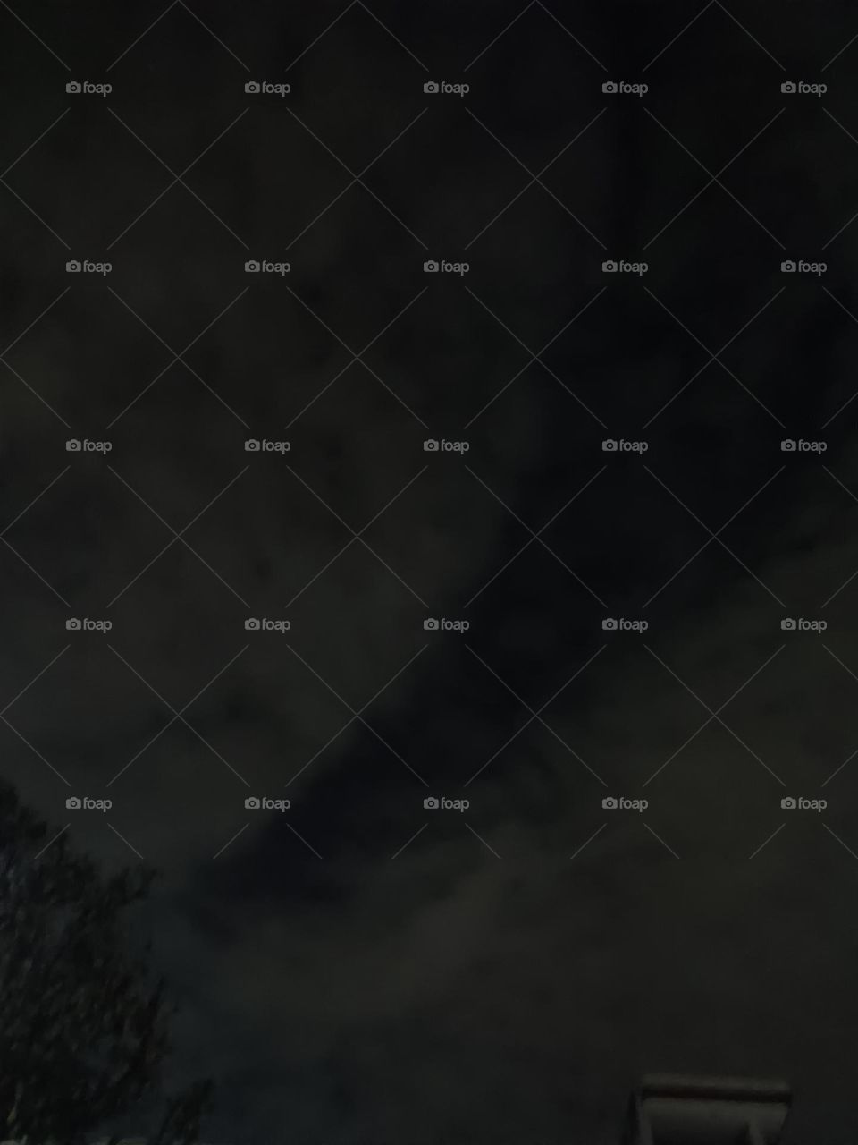 clouds in the night.