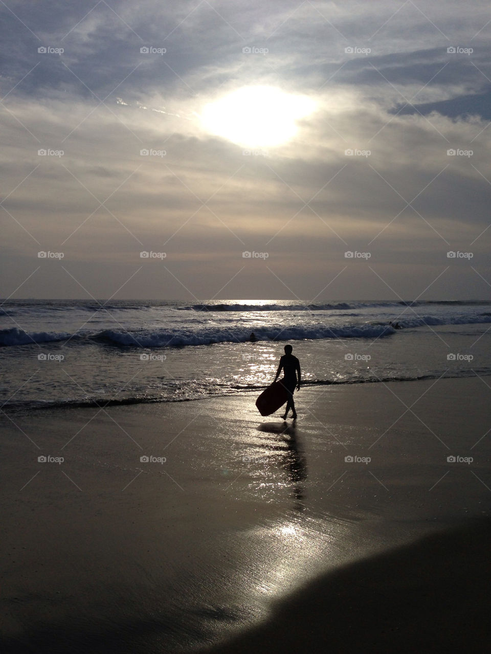 Taken at sunset onHuntington Beach