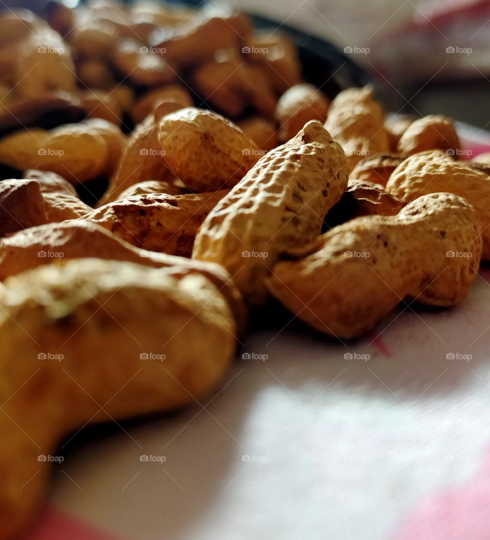 Home fried peanuts.