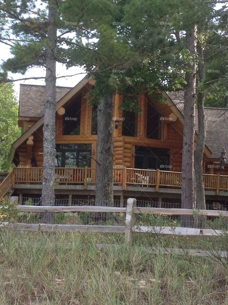 House of Sand and Log. My parents' house on Lake Huron in northern Michigan. 