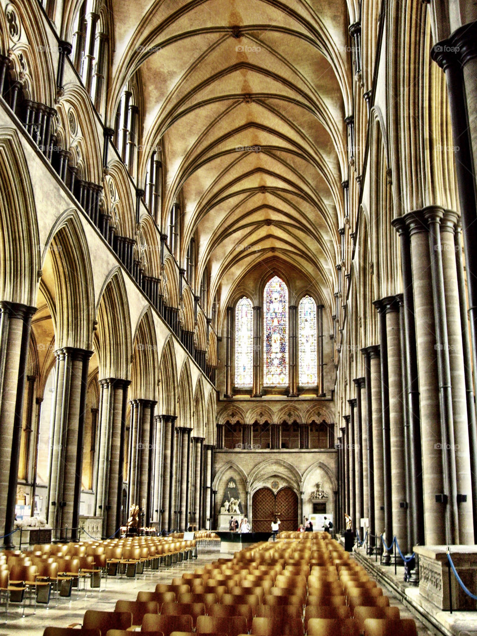 Interior de la Catedral de Salisbury. Interior de la Catedral de Salisbury (Salisbury - England)