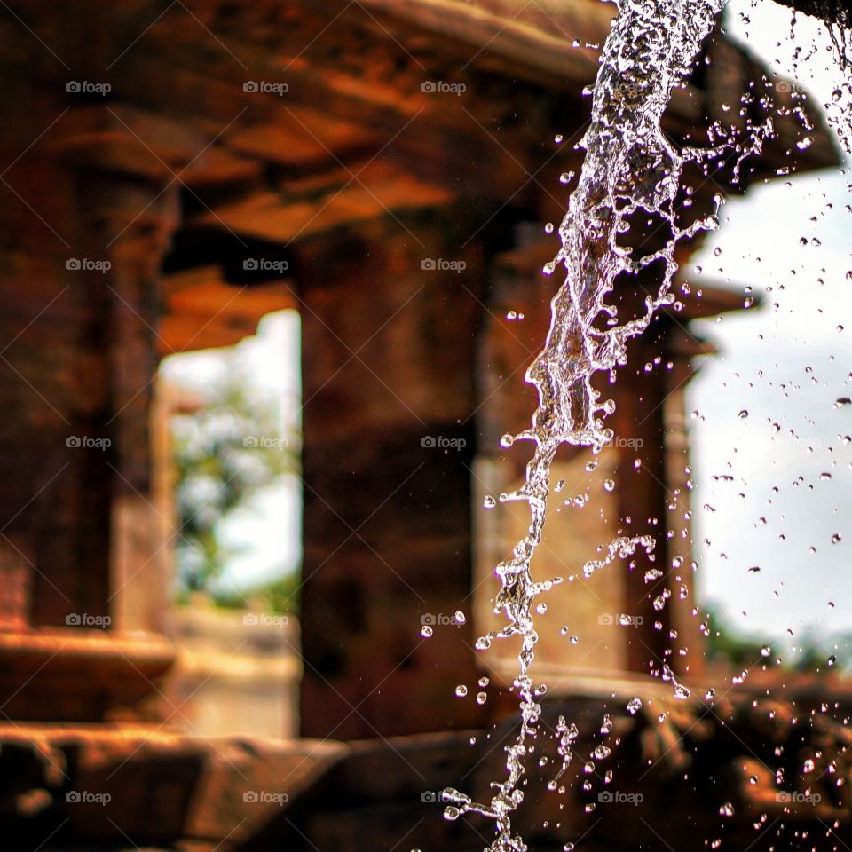 water droplets. freeze frame