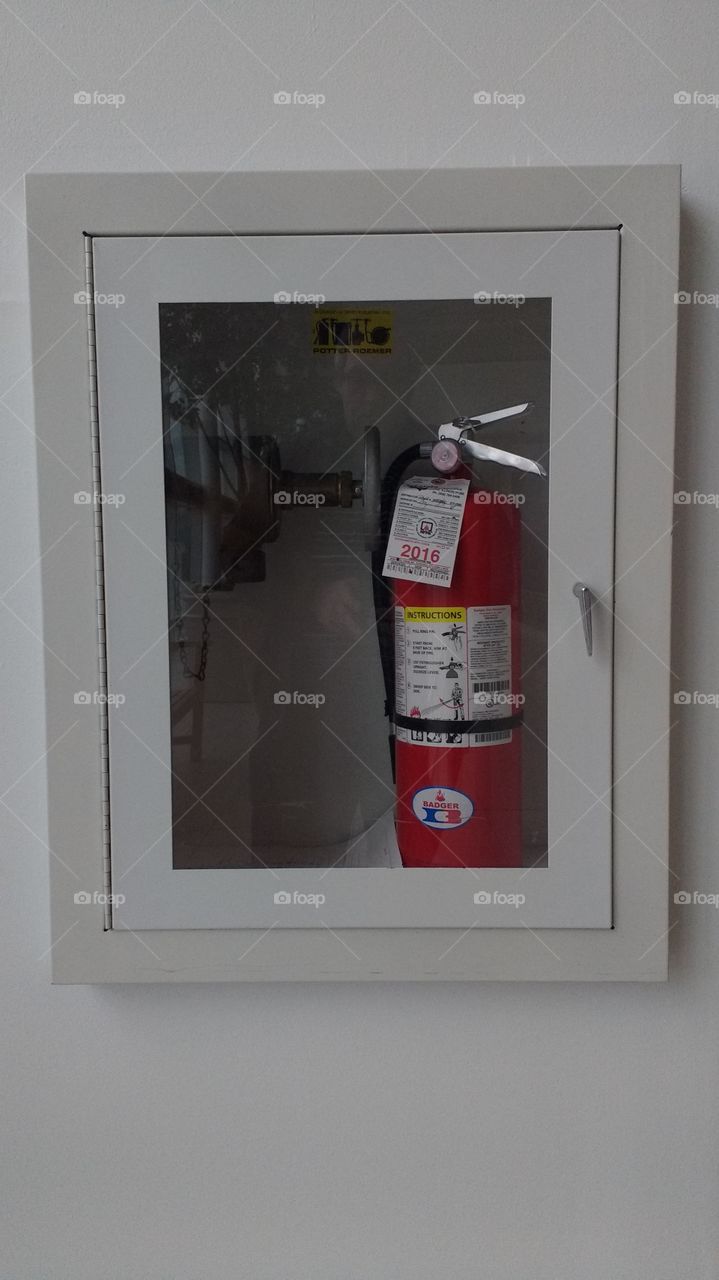 fire extinguisher at Coral Ridge Mall