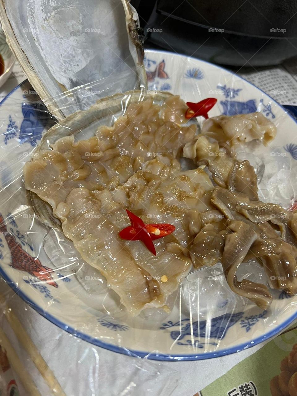 Geoduck sashimi 