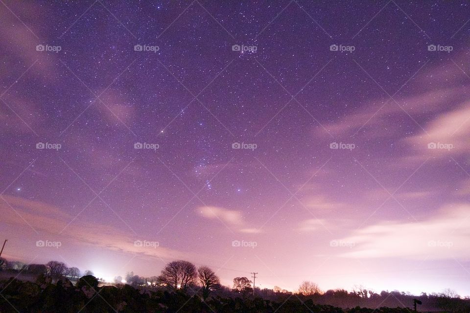 Starry nights on the farm