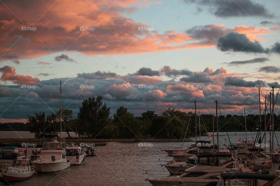 Sunset on Lake Ontario