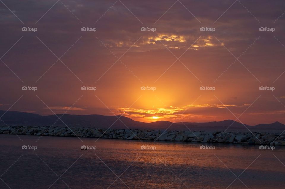 Sunset at Naxos