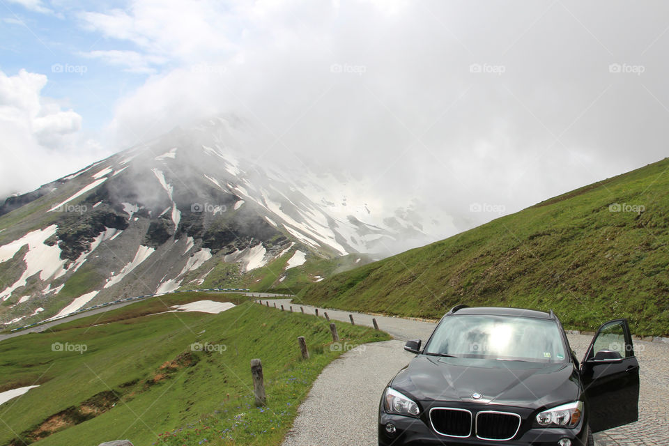 On Grossglockner High Alpine Road Austria 