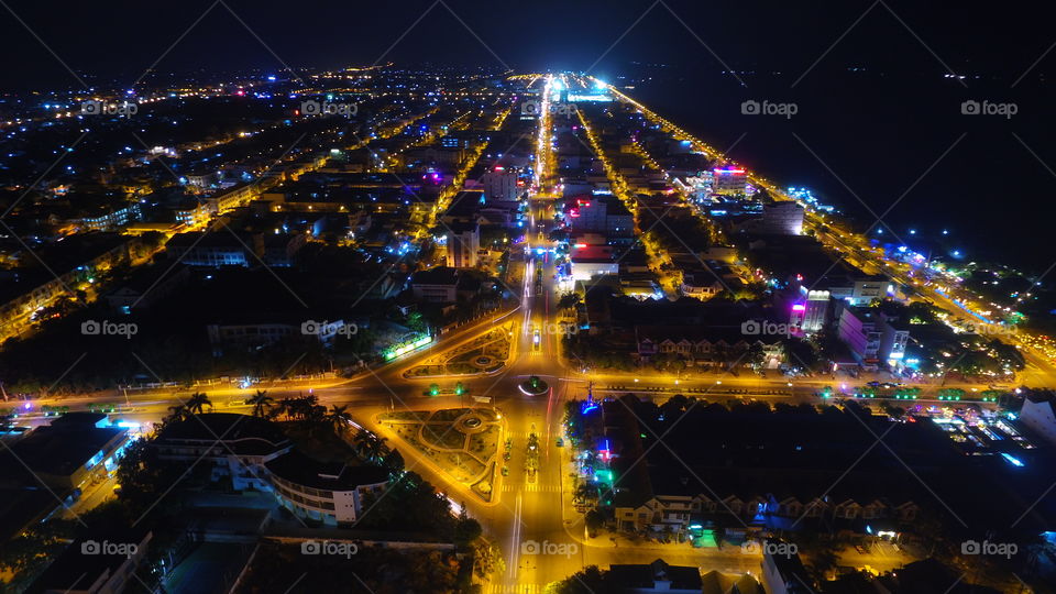 City, Traffic, Evening, Dusk, Road