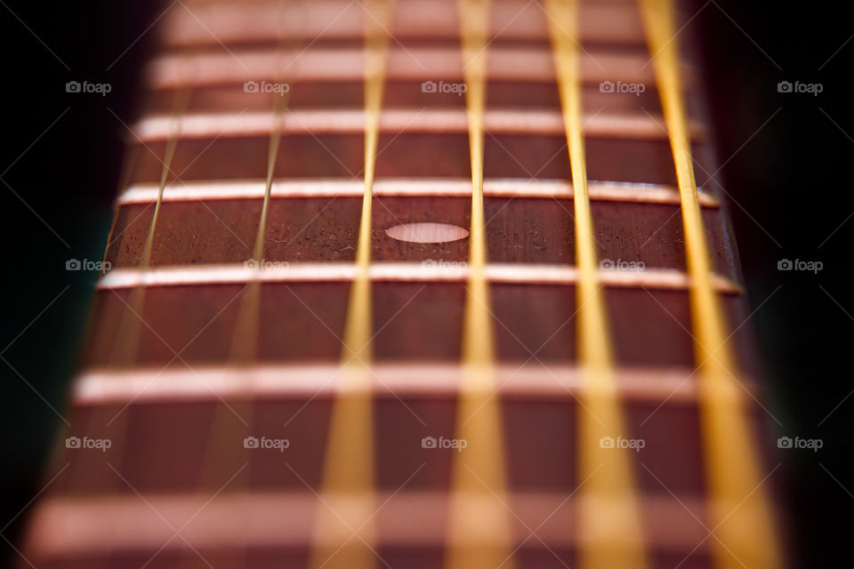 Strings of guitar