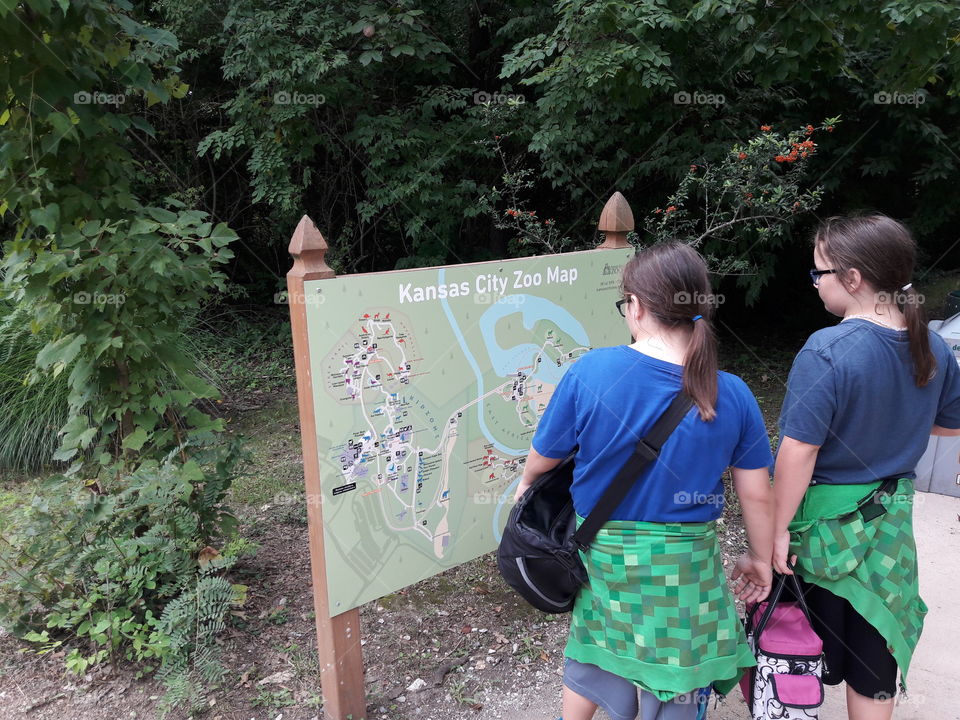 Map at the Zoo