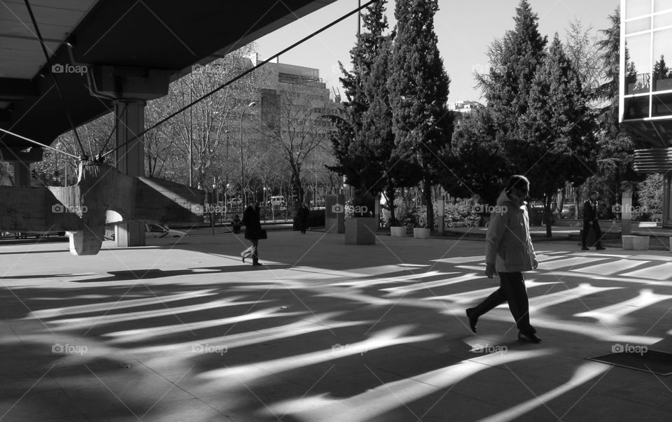 Under the bridge . Somewhere in Madrid