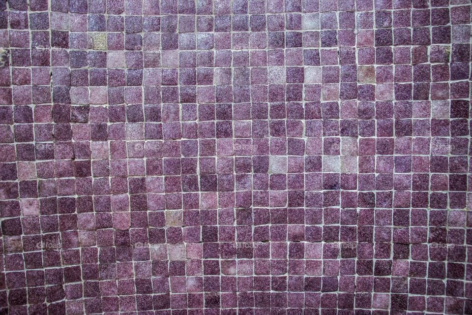 Purple tiles in lisbon 