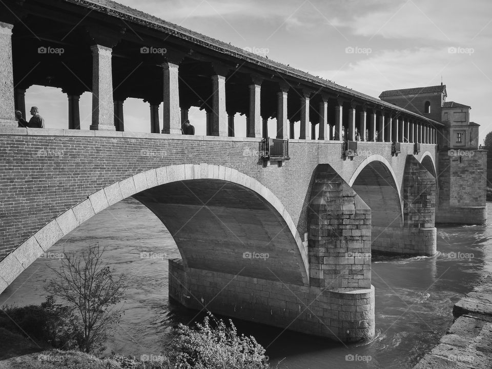 Covered bridge of Pavia